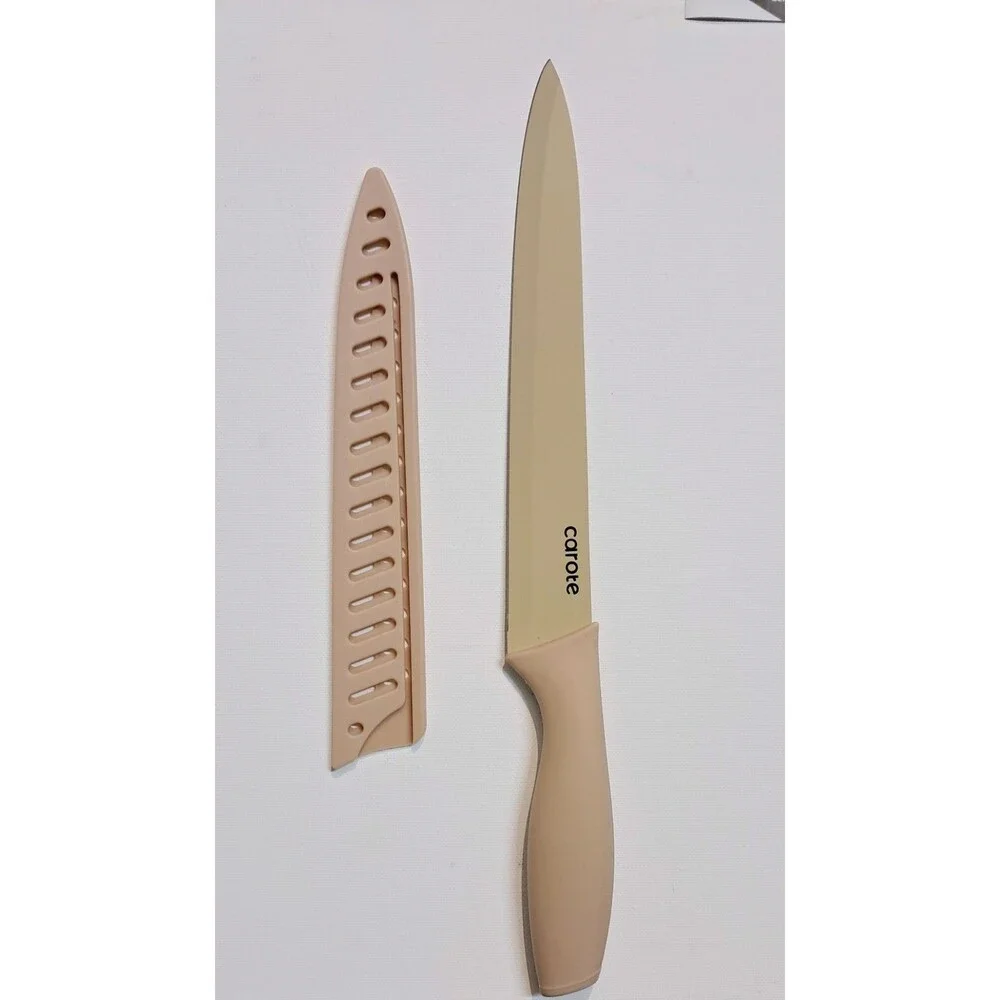 Carote Ceramic Knife Set 12-piece Stainless Steel Nonstick Colored Knives